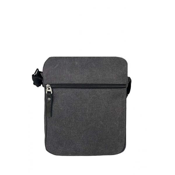 Сумка через плечо Мужская Exodus Leather Canvas Серая P2801EX021