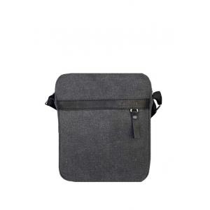 Сумка через плечо Мужская Exodus Leather Canvas Серая P2801EX021