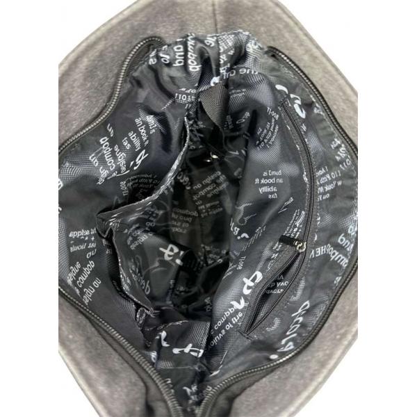 Сумка через плечо Мужская Exodus Leather Canvas Черный P0805EX011