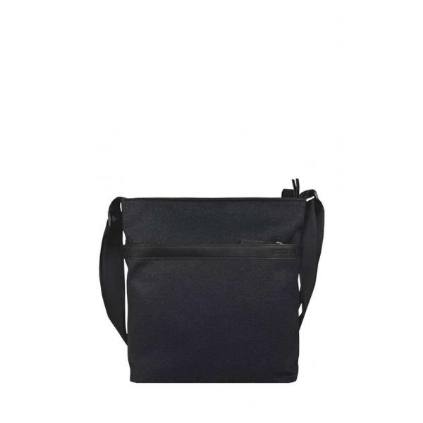 Сумка через плечо Мужская Exodus Leather Canvas Черный P0805EX011