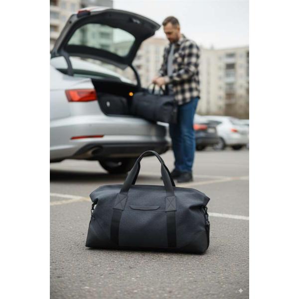 Сумка Дорожная Exodus Leather Canvas Серый D1601EX025