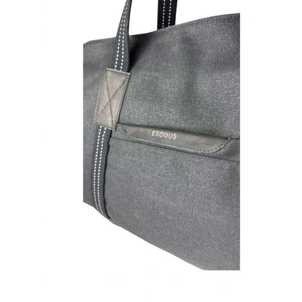 Сумка Дорожная Exodus Leather Canvas Черный D1601EX017