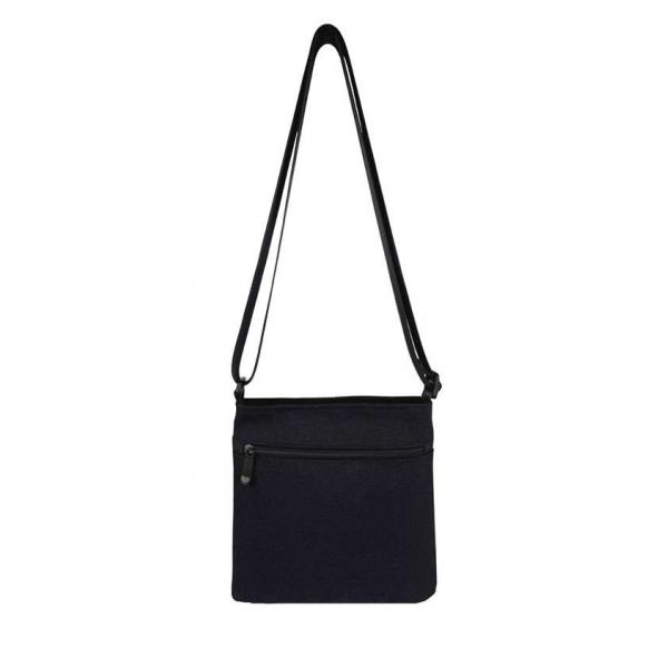 Сумка через плечо Мужская Exodus Leather Canvas Черный P1602EX011