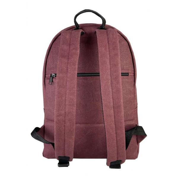 Рюкзак Унисекс Exodus Leather Canvas Бордовый R1403EX101