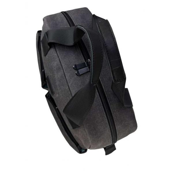 Сумка Унисекс Exodus Leather Canvas Серый S3305EX021