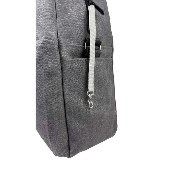 Сумка Унисекс Exodus Leather Canvas Серый S3305EX021