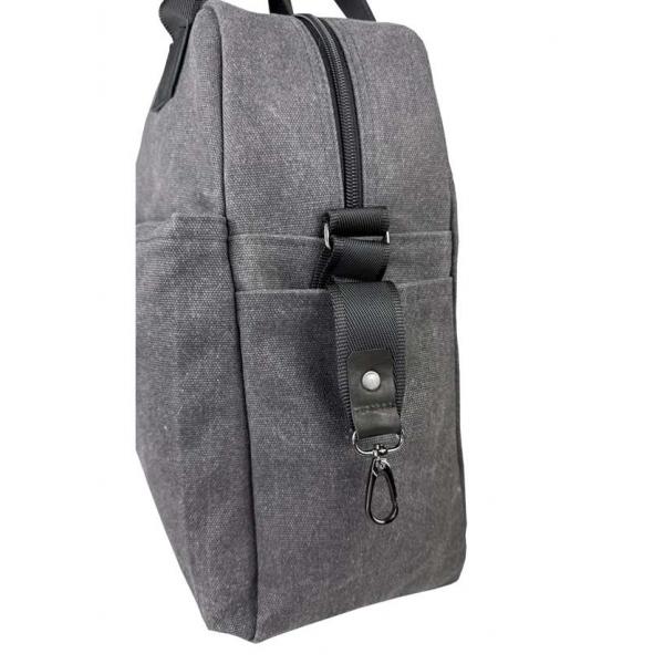 Сумка Унисекс Exodus Leather Canvas Серый S3305EX021