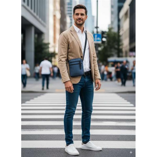 Сумка через плечо Унисекс Exodus  Athenst Серая P2406EX031