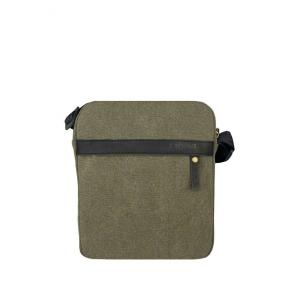Сумка через плечо Мужская Exodus Leather Canvas Хаки P2801EX061