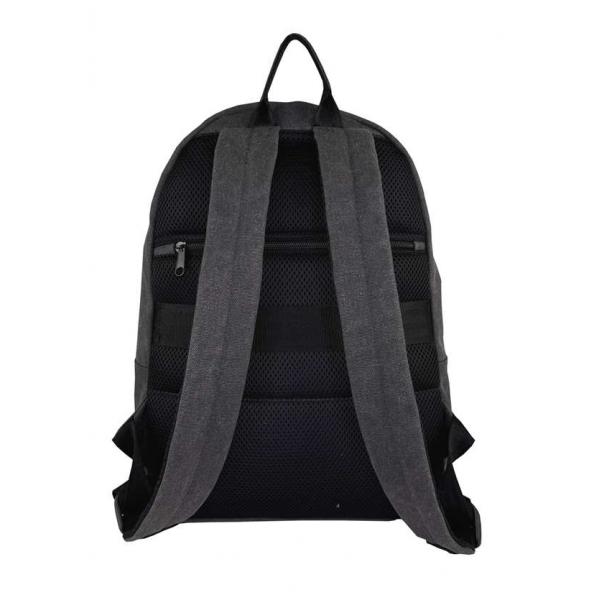 Рюкзак Унисекс Exodus Leather Canvas Серый R1403EX025