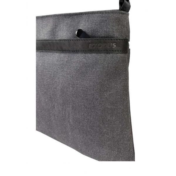 Сумка через плечо Мужская Exodus Leather Canvas Серый P1602EX021
