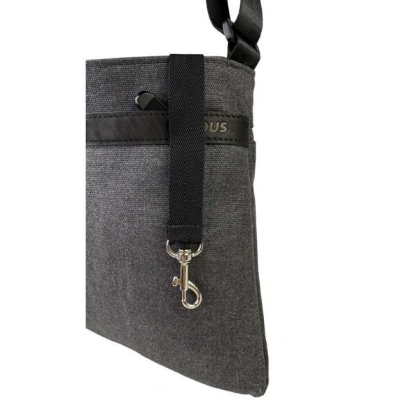 Сумка через плечо Мужская Exodus Leather Canvas Серый P1602EX021