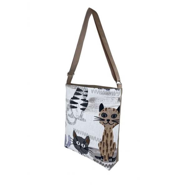Сумка через плечо Женская Exodus Gatos Cats P1905EX051