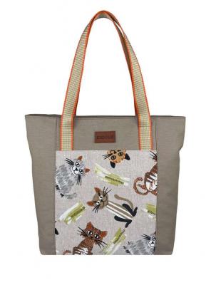 Сумка Женская Exodus Gatos Cats Бежевый S2402EX051