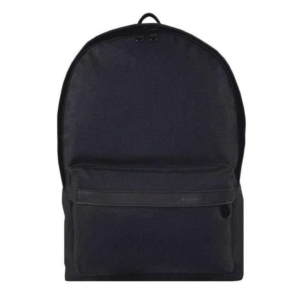Рюкзак Унисекс Exodus Leather Canvas Черный R1403EX013