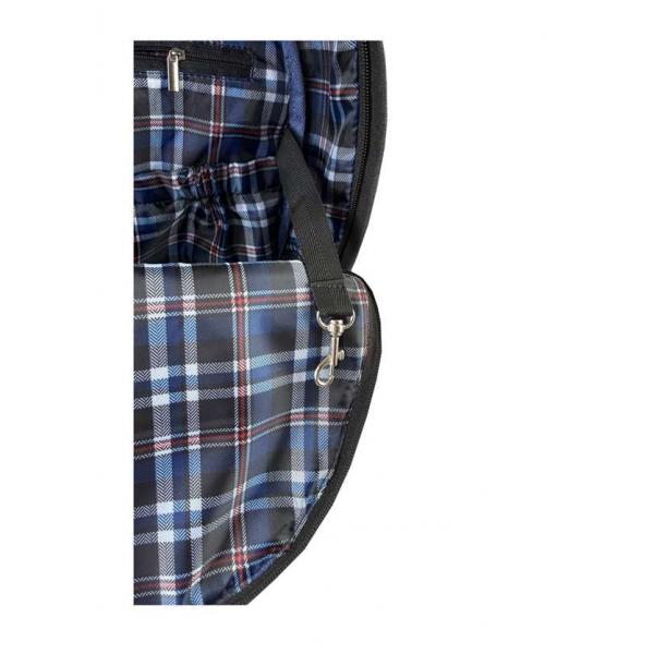 Рюкзак Унисекс Exodus Leather Canvas Черный R1403EX013