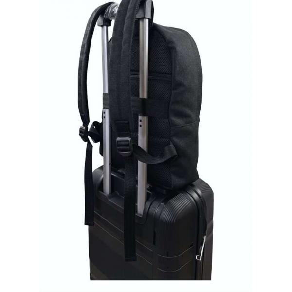 Рюкзак Унисекс Exodus Leather Canvas Черный R1403EX013