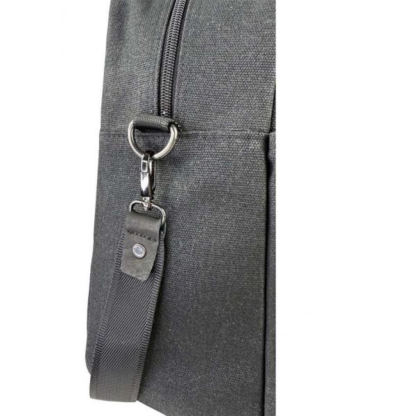 Сумка Унисекс Exodus Leather Canvas Черный S3305EX011