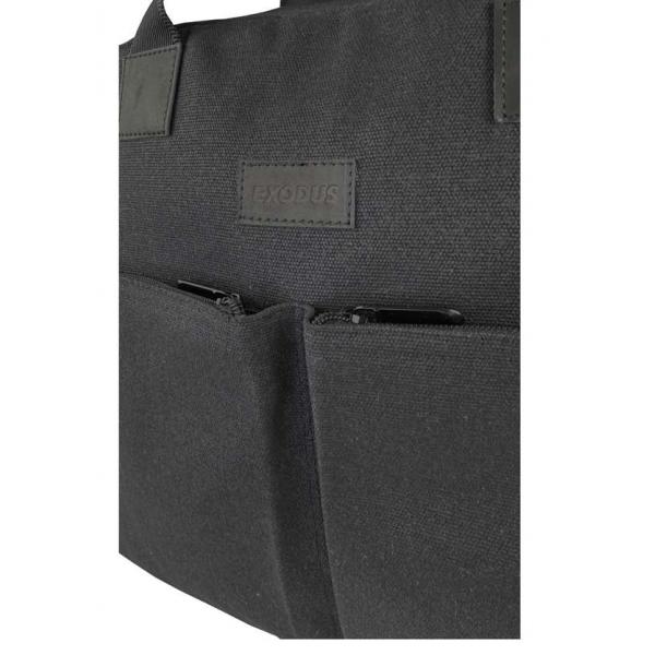 Сумка Унисекс Exodus Leather Canvas Черный S3305EX011